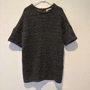 Derek Lam 10 Crosby Knit Wool Sweater Dress Lined Soft Warm Short‎ Sleeve Size 0
